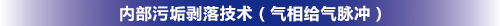 內(nèi)部污垢剝落技術(shù)（氣相給氣脈沖）